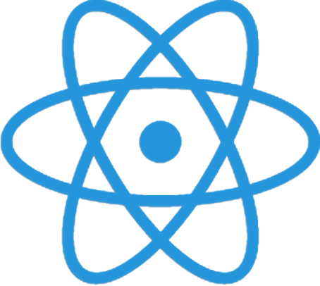 logo react symbolisant un neutron